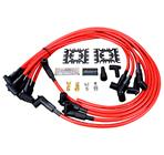 Dragon Fire Smileys 10 mm Red Plug Wire Set, 90° Boots V8 Under Header/HEI