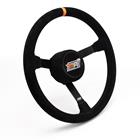 MPI 15 Steel 3.25 Dish Suede Grip Steering Wheel, Stock Car