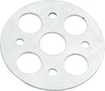 Allstar Lightweight Aluminum Scuff Plates, 1/2 Hole 4/Pack