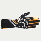 Alpinestars Tech-1 Race V3 Gloves, Black/Orange Fluo