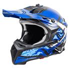 Zamp FX-4 ECE/DOT Helmet, Blue Graphic