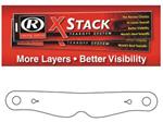 Racing Optics XStack Tearoffs, Clear 11.5Post Ctr