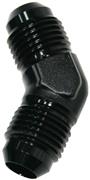 SRP 45° Elbow Male Union AN Same Size Ends, Black
