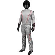 K1 GT2 SFI 3.2A/5 Suit, Gray/Red