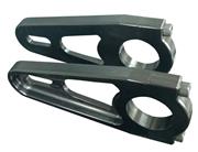 Triple X Sprint Aluminum Tail Tank Clamps, Set of 2 - Black