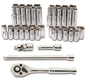 Titan Tools 47 pc 1/4" Drive Mechanic SAE/mm Socket Set