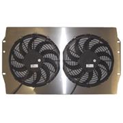 Dual 11" Spal Mid Performance Fans