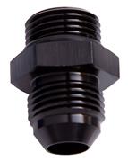 SRP Male AN O-Ring Port to Male AN Flare Fitting, Black
