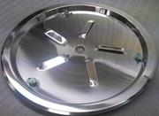 Real Chrome Wheel Cover Louvered 