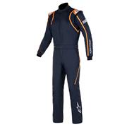 Alpinestars GP Race V2 Bootcut FIA/SFI Suit, Black/Wht/Orange Fluo
