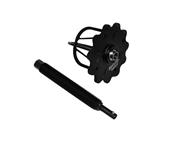 Wehrs Swivel 5" Spring Tall Cup w/Qck Release 4"x6" Screw Jack