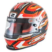 Zamp RZ-48Y Youth CMR2016 Helmet, Carbon Graphic Flo Red