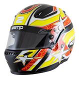 Zamp ZR-72 SA2020/FIA8859 Helmet, Blk/Red/Org