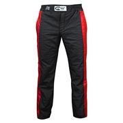 K1 Sportsman SFI 3.2A/5 2-pc Suit Pants, Black/Red