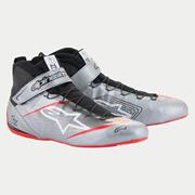 Alpinestars Tech-1 Z V3 Shoes, Dark Silver/Black/Red