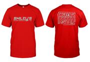 Smiley's Left Turn Tee - Red