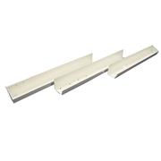 HRP 74" Top Wing Wall Tray, White