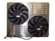 Dual 10" Spal Mid Performance Fans