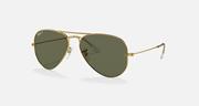 Ray-Ban Aviator, Polished Gold/G-15 Green Polarized