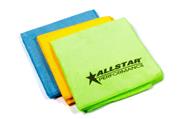 Allstar Microfiber Towels, 12" x 12" 3/Pack