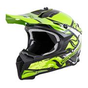 Zamp FX-4 ECE/DOT Helmet, Green Graphic