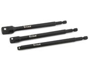 Titan Tools 3pc Long 6" Socket Adapter Set