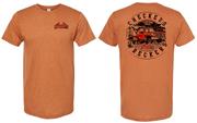 Checkers or Wreckers Tee, Rust