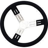 15" Alum Dish Steering Wheel