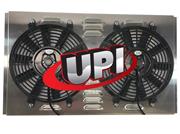 Dual 11" Fans on Universal Aluminum Shroud with Louvers 25.25" X 14.875"