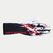 Alpinestars Tech-1 K V3 Gloves, Black/White/Red