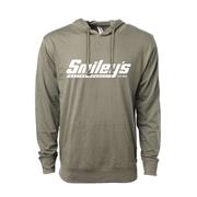 Smiley's Olive/White Logo T-Shirt Hoodie