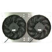 Dual 11" Spal Mid Performance Fans
