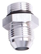 SRP Male AN O-Ring Port to Male AN Flare Fitting, Chrome Look