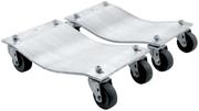 Allstar Aluminum Wheel Dollies with Standard Casters, Set of 2