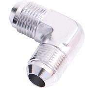 SRP 90° Elbow Male Union AN Same Size Ends, Chrome Look