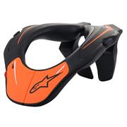 Alpinestars Youth Neck Support, Black/Orange - One Size