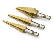 Titan Tools 3 pc Step Drill Bit Set