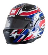 Zamp ZR-72 SA2020/FIA8859 Helmet, Blk/Red/Blue