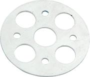 Allstar Lightweight Aluminum Scuff Plates, 1/2" Hole 4/Pack