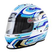 Zamp RZ-42Y Youth Snell CMR2016 Helmet White/Blu/Lt Blu