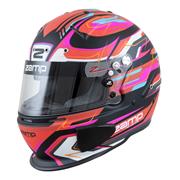 Zamp RZ-70E Switch SA2020/FIA8859 Helmet, Matte Red/Black Graphic