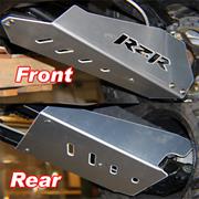 2009-2014 Polaris RZR-S Front and Rear Aluminum A Arm Skid Plate Set