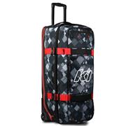 K1 Nomad II Lifestyle Large Roller Gear Bag, Black/Red/Grey/White