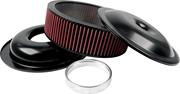 Allstar Lightweight 14" Air Cleaner Kit with 3" Washable Element, Black