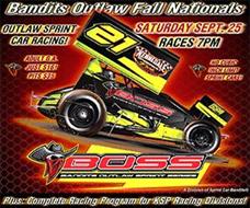 ‘Bandits Outlaw Fall Nationals Set for Kennedale Speedway Park – Saturday September 25th at 7pm!