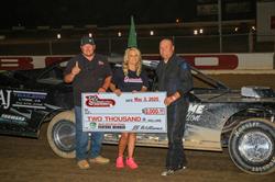 Scott Wins Pine Tree 100 CRUSA Street Stock Feature!