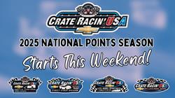 The 2025 Crate Racin' USA National Points Season Kicks Off This Weekend!