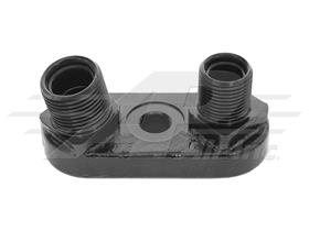 Off Set Horizontal 8 and 10 O-Ring Bolt On Manifold - Steel