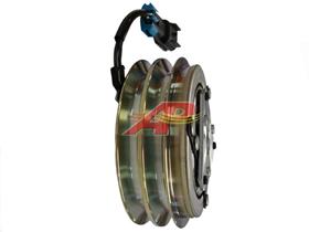 New 4.92" Clutch With 12V 2 Wire Weatherpack Coil, 2 Groove