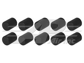 10mm Black High Side R134a Long Service Cap, Charge Fittings - 10 Pack